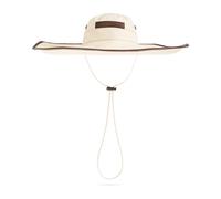 Burberry - Chapeau de soleil Logo Gabardine - Homme - Accessoires - Beige - Taille: S