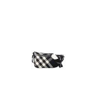 Burberry - Check Canvas Crossbody Bag - unisex - Sacs - Noir - Taille: ONE Size
