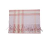 Burberry - Check Cashmere Scarf - Femme - Accessoires - Rose - Taille: ONE Size