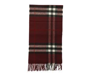 Burberry - Check Cashmere Scarf - Homme - Accessoires - Brun - Taille: ONE Size