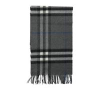 Burberry - Check Cashmere Scarf - Homme - Accessoires - Gris - Taille: ONE Size