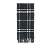 Burberry - Check Cashmere Scarf - unisex - Accessoires - Vert - Taille: ONE Size