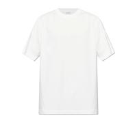 Burberry - Check Cursive Logo Cotton T-shirt - Homme - Tops - Blanc - Taille: 2XL