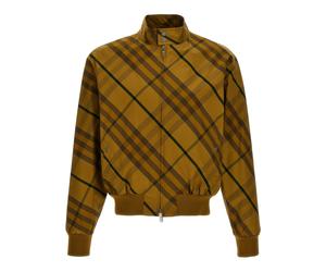 Burberry - Check Print Jacket - Homme - Vestes - Jaune - Taille: L
