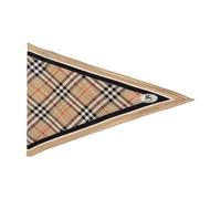 Burberry - Check Silk Scarf - unisex - Accessoires - Beige - Taille: ONE Size