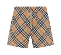 Burberry - Check Swim Shorts - Homme - Maillots de bain - Beige - Taille: S