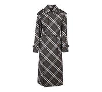 Burberry - Trench-coat à motif à carreaux - Femme - Manteaux - Vert - Taille: 32 FR