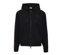 Burberry - Check Trim Cotton Zip Sweat à capuche - Homme - Sweatshirts et sweats à capuche - Bleu - Taille: 3XL