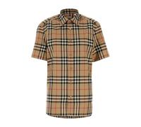 Burberry - Chemise en popeline brodée - Homme - Chemises - Multicolore - Taille: S