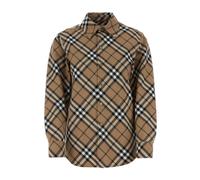 Burberry - Chemise à Carreaux Vintage - Femme - Blouses et Chemises - Beige - Taille: 32 FR