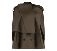 Burberry - Cotton Cape - Femme - Vestes - Vert - Taille: 42 FR