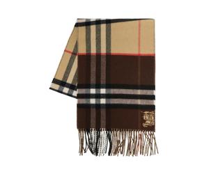 Burberry - Double-Faced Contrast Check EKD Scarf - unisex - Accessoires - Multicolore - Taille: ONE Size