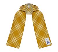 Burberry - Écharpe à carreaux - Homme - Accessoires - Orange - Taille: ONE Size