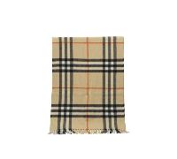 BURBERRY écharpe à franges en cachemire femme beige - UNI