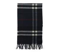 Burberry - Écharpe Cashmere Check Noire - Homme - Accessoires - Noir - Taille: ONE Size