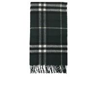 Burberry écharpe Check femme vert cachemire - UNI
