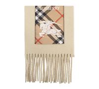 Burberry - Écharpe en cachemire à motif check - Homme - Accessoires - Beige - Taille: ONE Size
