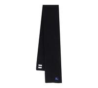 Burberry - Écharpe en cachemire côtelé - Homme - Accessoires - Noir - Taille: ONE Size