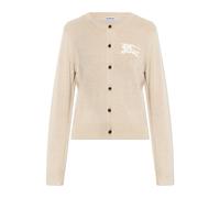 Burberry - EKD Cotton Wool Cardigan - Femme - Pulls - Beige - Taille: 36 FR