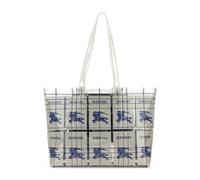 Burberry - Embroidered PVC Shopping Bag - Homme - Sacs - Multicolore - Taille: ONE Size