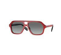 Burberry Enfant Burberry JB4340 396311 Lunettes de soleil Acétate Rouge Gris Géométrique Normale Ombré