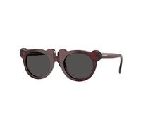 Burberry Enfant JB4355 411587 Lunettes de soleil Acétate Rouge Gris Ronde Normale