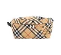 Burberry - Equestrian Knight Check Marsupial Sac - unisex - Sacs - Beige - Taille: ONE Size