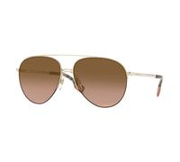 Burberry - Lunettes de soleil or marron BE 3113 - Femme - Accessoires - Jaune - Taille: 59 MM