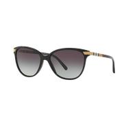 Burberry Femme BE4216 30018G Lunettes de soleil Acétate Noir Gris Cat Eye Normale Ombré