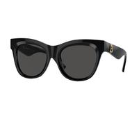 Burberry Femme BE4418 300187 Lunettes de soleil Acétate Noir Gris Carré Normale