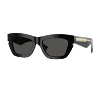 Burberry Femme BE4454 300187 Lunettes de soleil Acétate Noir Gris Cat Eye Normale