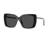 Burberry Femme BE4456 416587 Lunettes de soleil Acétate Noir Gris Carré Normale