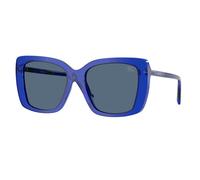 Burberry Femme BE4456 416880 Lunettes de soleil Acétate Bleu Bleu Carré Normale