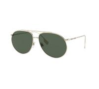 Burberry Femme Sunglass BE3138 Alice - Couleur du Monture: Doré clair, Couleur de Lentille: Vert foncé