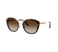 Burberry Femme Sunglass BE4251Q - Couleur du Monture: Havana foncé, Couleur de Lentille: Dégradé marron