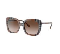 Burberry Femme Sunglass BE4323 Caroll - Couleur du Monture: Carreaux Marron, Couleur de Lentille: Dégradé Marron
