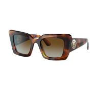 Burberry Femme Sunglass BE4344 Daisy - Couleur du Monture: Havana Clair, Couleur de Lentille: Dégradé Marron Polarisé