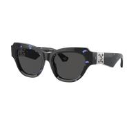 Burberry Femme Sunglass BE4423 - Couleur du Monture: Havana bleu, Couleur de Lentille: Gris foncé