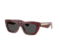 Burberry Femme Sunglass BE4454 - Couleur du Monture: Bordeaux, Couleur de Lentille: Gris foncé