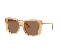 Burberry Femme Sunglass BE4456 - Couleur du Monture: Beige, Couleur de Lentille: Marron foncé