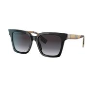 Burberry Femme Sunglass Maple - Couleur du Monture: Noir, Couleur de Lentille: Dégradé Gris