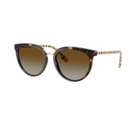 Burberry Femme Sunglass Willow - Couleur du Monture: Havana foncé, Couleur de Lentille: Dégradé Marron Polarisé