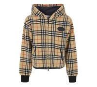 Burberry - Fiona Check Jacket - Femme - Sweatshirts et sweats à capuche - Beige - Taille: 40 FR