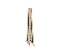 Burberry - Foulard en soie sergé - Femme - Accessoires - Multicolore - Taille: ONE Size