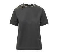 Burberry - Frankie Bow T-Shirt - Femme - Tops - Noir - Taille: 36 FR