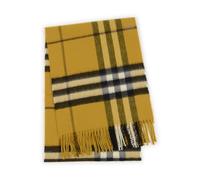 Burberry, Homme, Accessoires, Jaune, Taille: ONE Size Écharpe Brodée en Cachemire