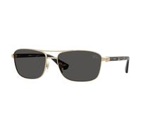 Burberry Homme BE3163 110987 Lunettes de soleil Métal Or Gris Carré Normale