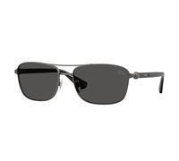 Burberry Homme BE3163 131687 Lunettes de soleil Métal Gris Gris Carré Normale