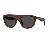 Burberry Homme BE4459U 417187 Lunettes de soleil Injecté Rouge Gris Carré Normale