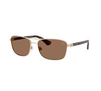 Burberry Homme Sunglass BE3163 - Couleur du Monture: Doré clair, Couleur de Lentille: Marron foncé